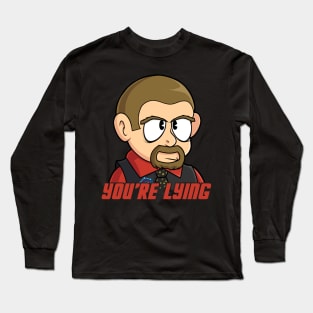 MDF Freeze Emoji "You're Lying" Long Sleeve T-Shirt